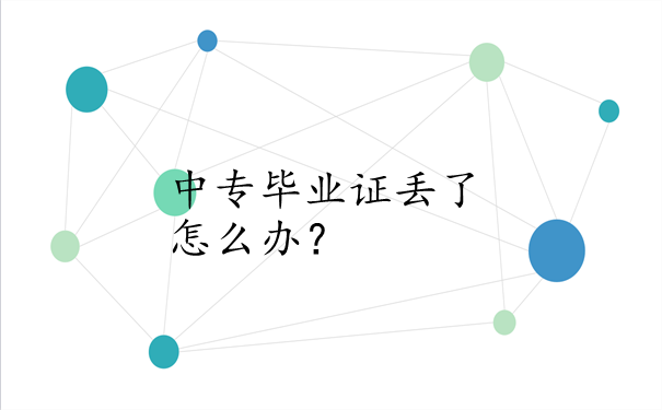 毕业证丢了怎么办