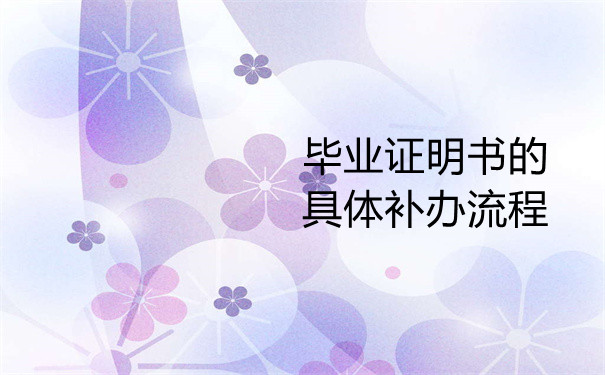 补办流程