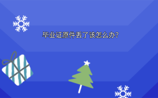 毕业证丢了能补吗？