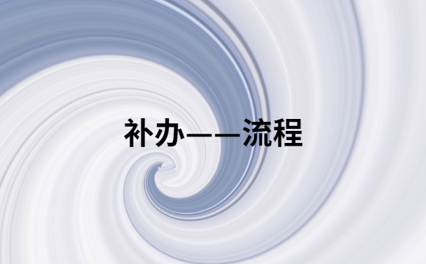 补办流程