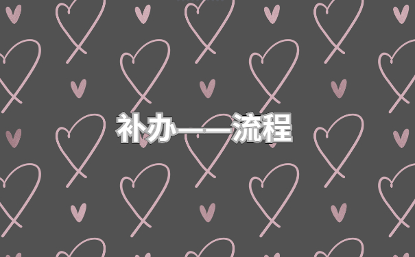 补办流程