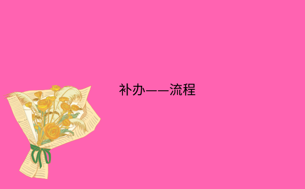 补办流程