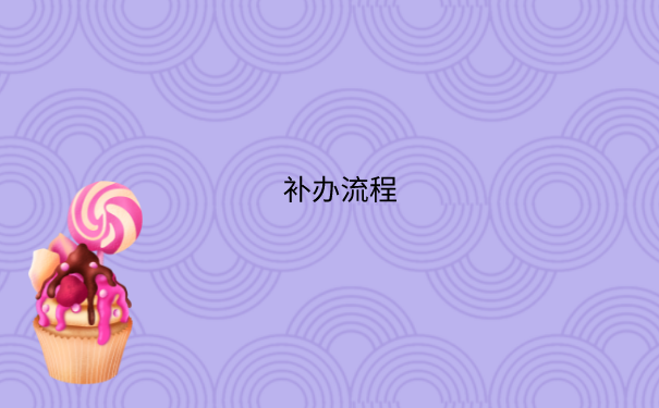 补办流程