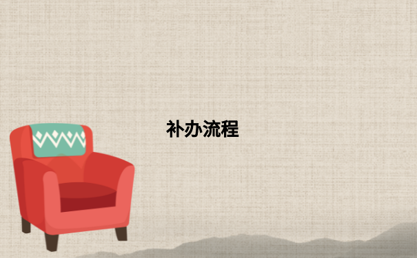 补办流程
